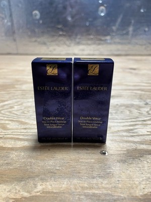 2xESTĒE LAUDER Double Wear Stay-in-Place Makeup Foundation 2C0 Cool Vanilla 1oz