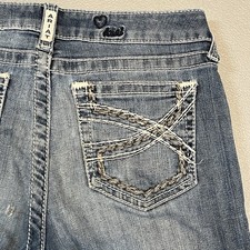 Ariat Dresden Entwined Bootcut Embroidered Western Denim Riding Jeans Girls 14