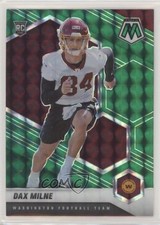 2021 Panini Mosaic Rookies Green Mosaic Prizm Dax Milne #400 0a3