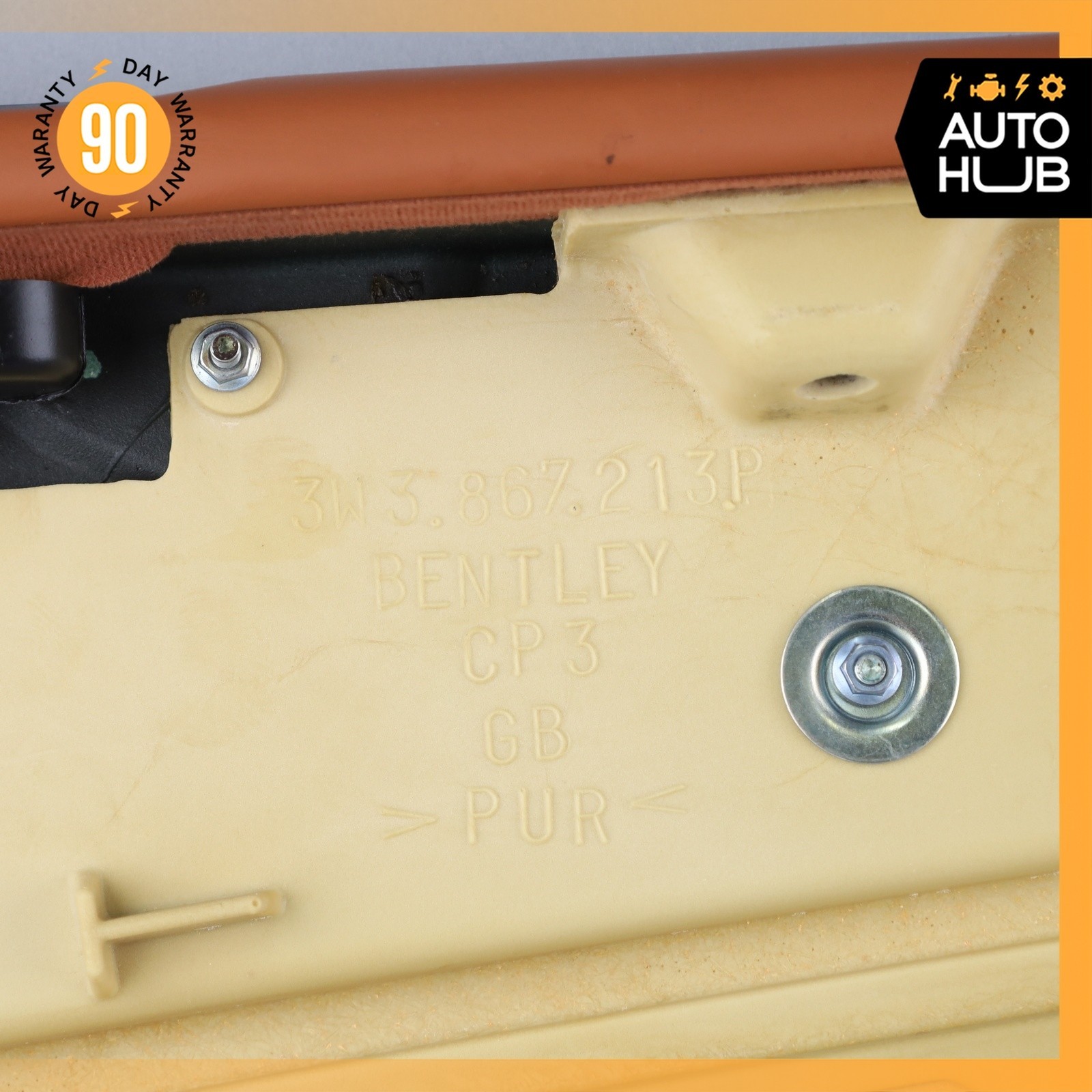 07-11 Bentley Continental GTC Convertible Left Side Interior Door Panel OEM 43k