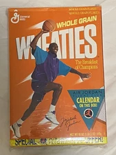 Cereal Box Wheaties Michael Jordan Air Jordan Calendar Unopened Still Sealed NBA