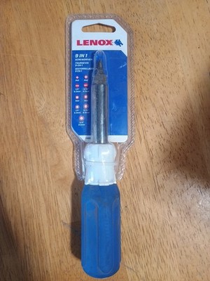 LENOX Tools Screwdriver, 9-in-1 Multi-Tool (23932) , Blue