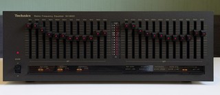 Technics SH 8020 Stereo Equalizer Dunkel Top Zustand Geprüft Händler 1J Gewähr