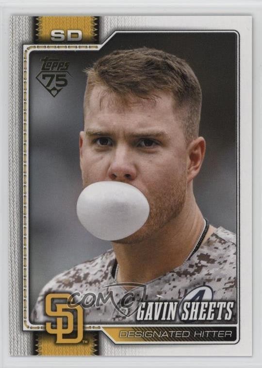 2026 Topps Series 1 Golden Mirror Image Variations Gavin Sheets #216 06gy