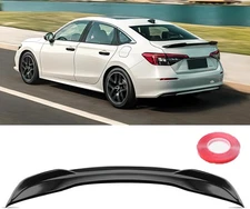 For 2022-2025 Honda Civic Sedan Si Factory M Style Trunk Spoiler Wing High  Kick