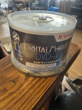 Verbatim Digital Movie DVD-R 25-Pack 4.7 GB/120 Min/4x NEW Factory Sealed Packag