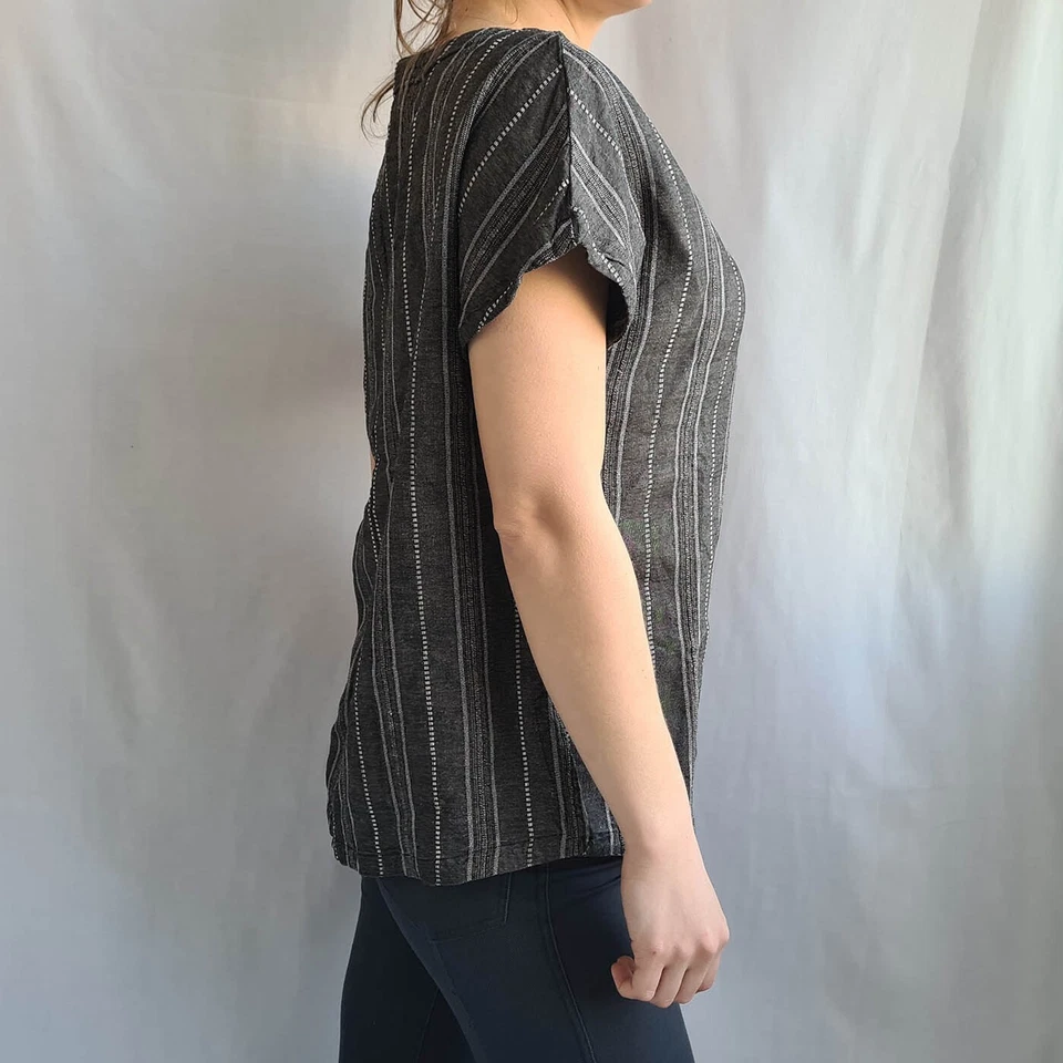 Elemente Clemente Damen Leinenmischung Bluse Größe 3 Tunika Lagenlook... - Bild 3 von 4