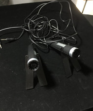 Vintage set of 2 Microphones with stands very good condition Japan