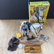 The Lone Ranger And Silver by Hubley Gabriel Figure 1973 Box/accessories comic