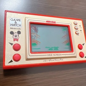 NINTENDO GAME AND & WATCH Mickey Mouse 1981 Wide Screen From Japan Very Rare