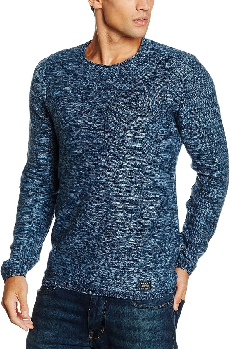 Maglione Uomo A V, Maniche Lunghe, Slim Fit, In Misto Poliestere, Autunno/inverno, Colori Vari - 3
