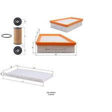 KNECHT FILTER-PAKET SET passend f&uuml;r MERCEDES CITAN W415 / 108 109 111 CDI