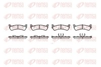 Bremsbelagsatz Scheibenbremse Remsa 0617.12 FüR Windstar U2 Explorer Ford A3 4WD