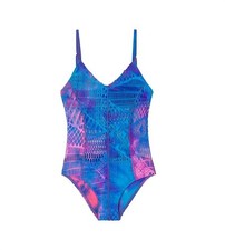 NWT Pilyq PQ Girls 12 MAMBA MESH 1 Piece Swimsuit 110711