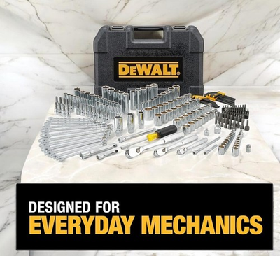 #ad Dewalt Mechanics Tool Set 247 Piece Socket Wrenches Ratchet Drive Hex Keys $199.99