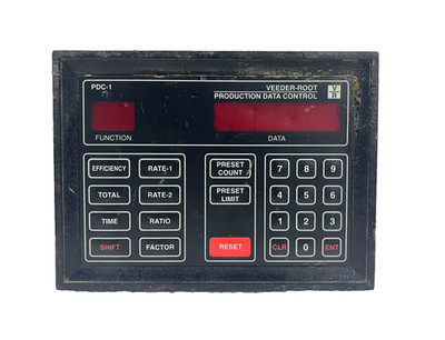 VEEDER-ROOT PDC-1 PRODUCTION DATA CONTROL PANEL 793506-260 20W 50/60Hz