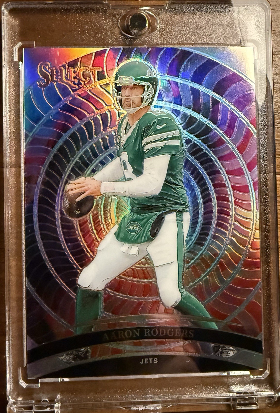 2024 Panini Select #18 Aaron Rodgers Color Wheel SP CASE HIT