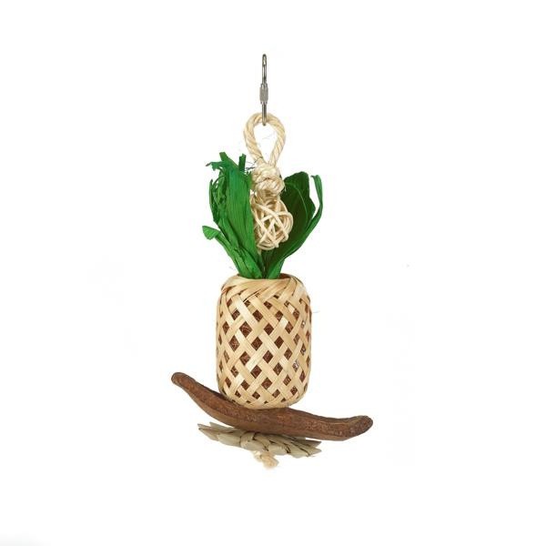 ROSEWOOD BOREDOM BREAKER PINEAPPLE LANTERN PARROT BIRD TOY BUDGIE COCKATIEL