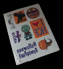 2015 Halloween ComicFest   50 Sheets Bundle Temporary Tattoos Sealed