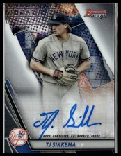 2019 Bowman's Best #B19-TJS T.J. Sikkema Best of 2019 Autographs