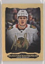 2019 Upper Deck Ultimate Collection Signature Masterpieces Adam Boqvist Auto t2z