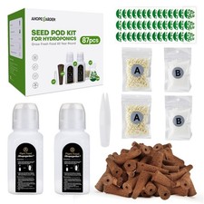 1 Set Ahopegarden Hydroponics Growing Kit Hydroponic Sponges Plant Food 22.55 per sponge