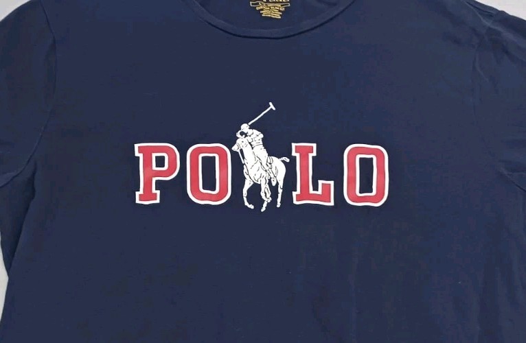 Pony Uomo Ralph Lauren Grande Spell Out Grande Taglia L Made Perù