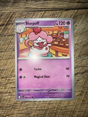 Pokémon TCG Slurpuff AKG 094/217 Pokémon Fairy 120HP Stage 1 Regular Card