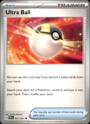 Ultra Ball 091/091 Paldean Fates Uncommon