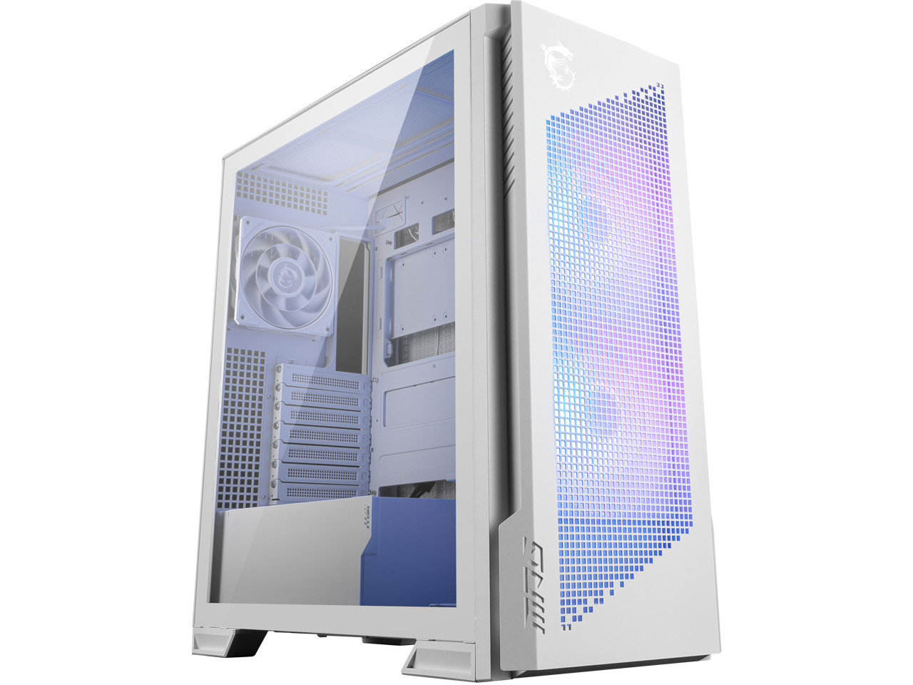 MSI MPG Velox 300R Airflow PZ White - Корпус для игрового ПК средней высоты - Закаленное стекло 35990₽