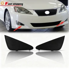 2pcs For Lexus IS IS250 IS350 06-08 Front Fog Light Lamp Cover Black Cap Trim
