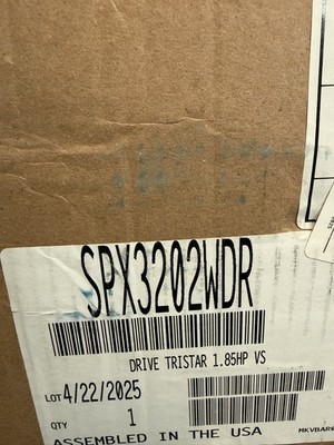 Hayward SPX3202WDR VS 1.85HP Variable Speed Pump Drive Only! Brand New!