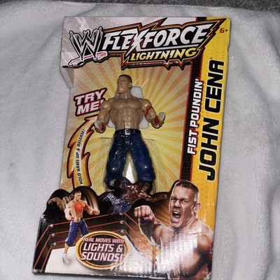 WWE Flexforce Lightning Electronic lights & Sound 8'' John Cena New Factory Seal