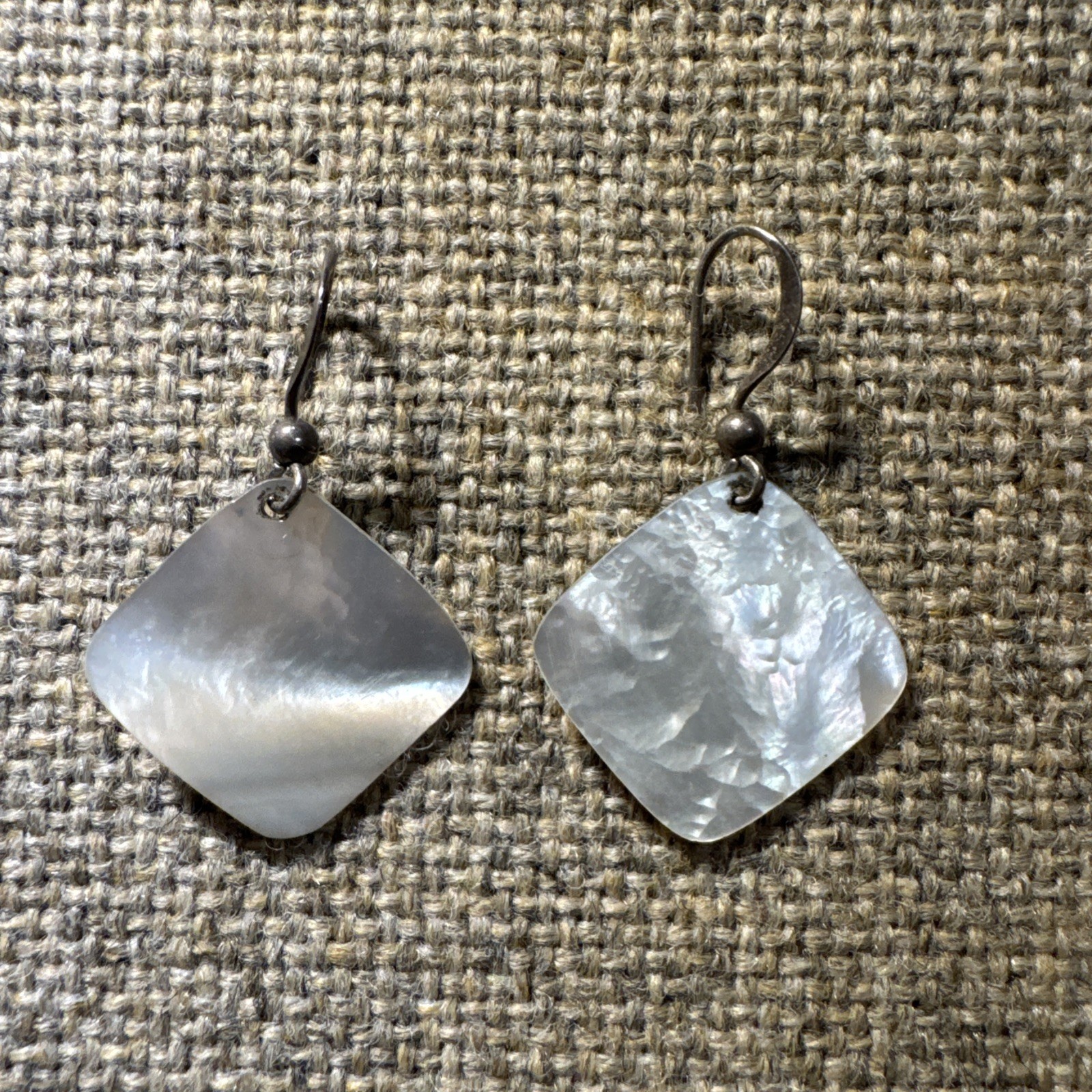 ABALONE SHELL Pearlescent Drop Dangle EARRINGS, 1… - image 2