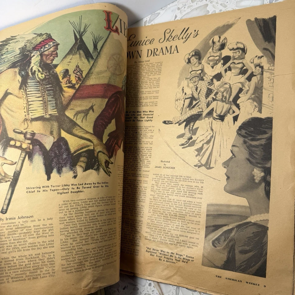 1948 The American Weekly Henry Clive Bianca Capello Joyce Reynolds May 30 Issue - Image 4 of 4