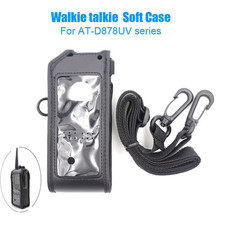 Soft Leather Bags fit for AT-D878UV AT-D878UVPLUS Walkie Talkie Radio Silicon So