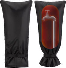 2 Pack Outdoor Faucet Covers for Winter Freeze Protection 25"x13",Waterproof ...