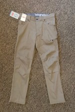New Wrangler Men's ATG Synthetic Straight Fit Utility Pants - 30 x 30 - Morel
