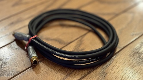 8ft MONSTER THX Certified S-Video Cable THX 100-8 SV Gold Connectors - Picture 2 of 2