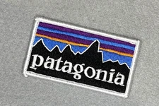 FABULOUS VINTAGE STYLE PATAGONIA EMBROIDERED IRON-ON PATCH...
