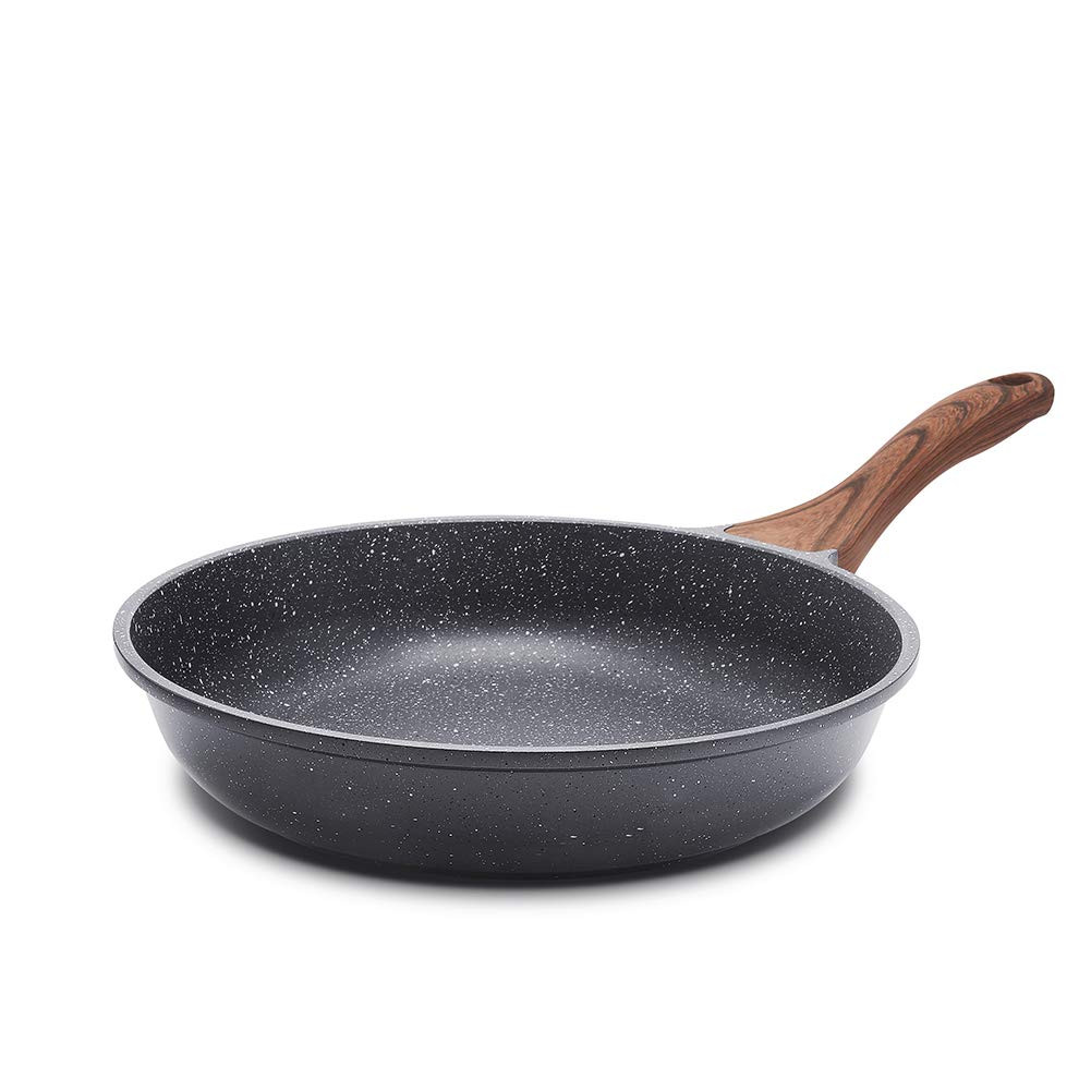 SENSARTE Nonstick Frying Pan with Swiss Granite Coating for Even Heat Distribution