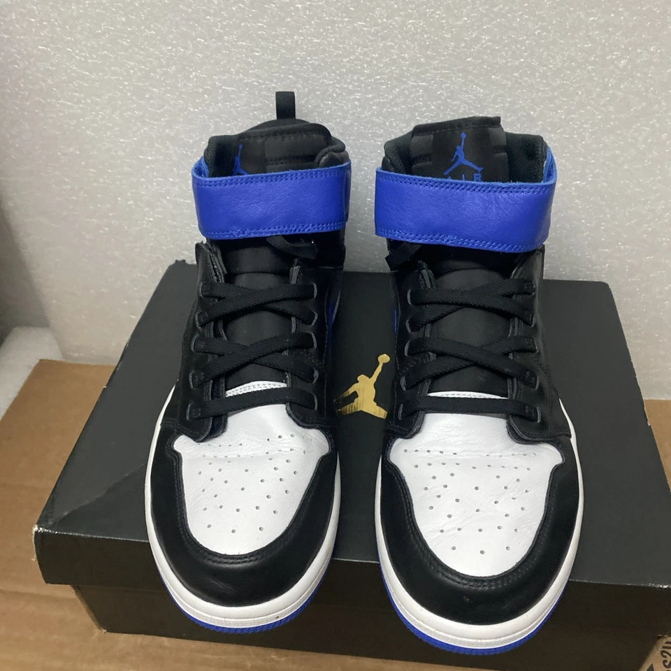 Nike Air Jordan 1 HI FLYEASE CQ3835 041 Azul Real Negro Blanco Zapatilla Hombres talla 12 Foto 2 de 4