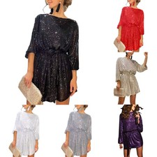 Womens Dresses Printed Pullover Skirts Wedding Business Clubwear Floral