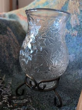 Princess House Fantasia #550 Crystal Candle Holder w/Stand NEW In Box Paperwork