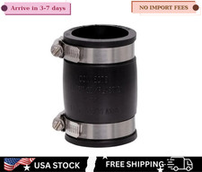 1-1/2 in. x 1-1/2 in. DWV Flexible PVC Coupling