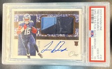 2022 Panini One Football Treylon Burks #36 Rookie Patch Auto Bronze /49 PSA 10
