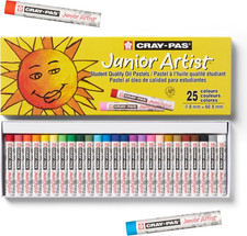 Cray-Pas Junior Artist Assorted Color Oil Pastels, Set of 25 XEP25