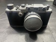 1936 Leica IIIa D.R.P. Rangefinder w/ Summicron 5cm f/2 Collapsible