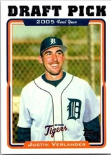 Justin Verlander 2011 Topps #60YOT-54 Detroit Tigers
