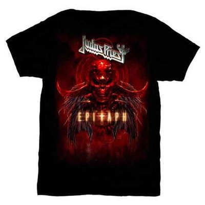 Judas Priest Epitaph Rot Horns T Shirt